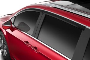 Chrysler Pacifica Window Vents - Husky Liners - Low Profile - Chrome - `17-`23
